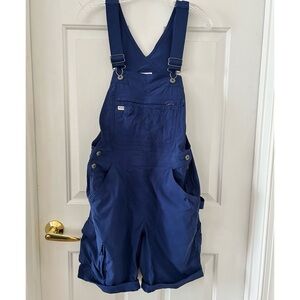 Duluth Trading Co. Blue Short Overalls Sz XS